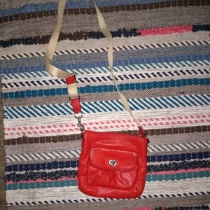 Rust red coach crossbody